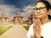 বিশ্বের বৃহত্তম দুর্গা অঙ্গন প্রকল্পের ঘোষণা মমতা বন্দ্যোপাধ্যায়ের